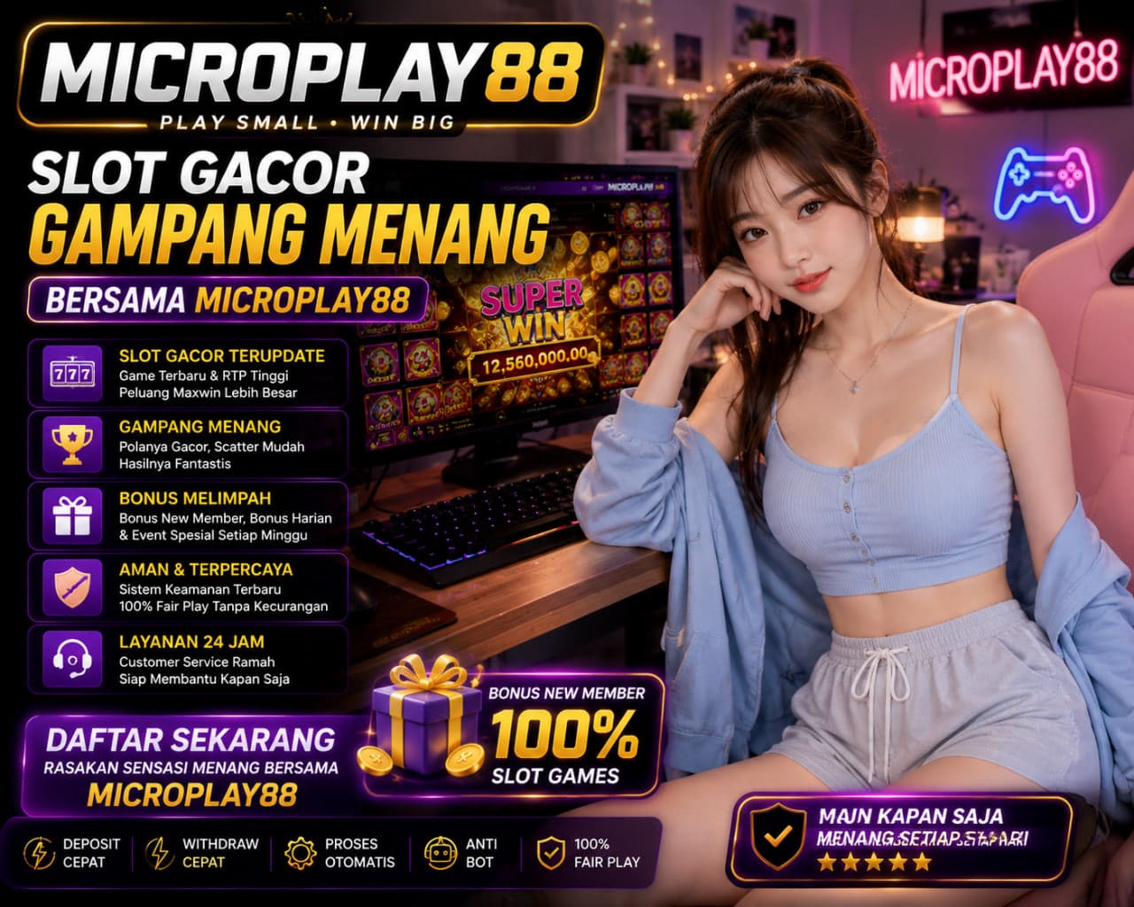 MICROPLAY88 Slot Gacor Gampang Menang Favorit Hari Ini