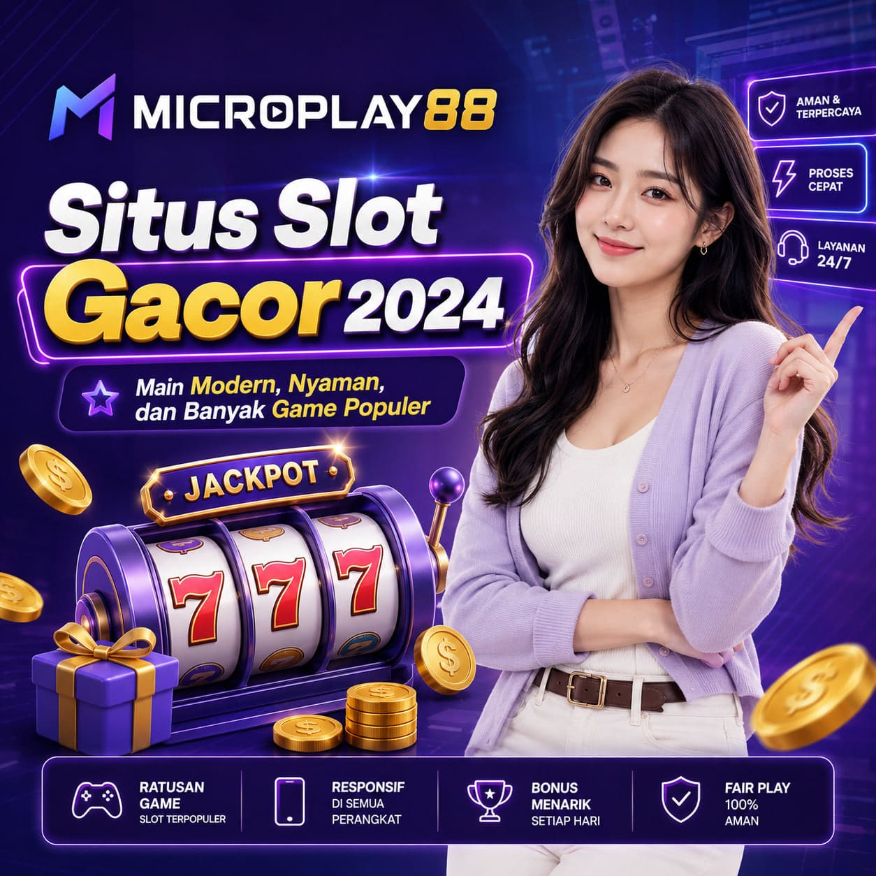 Situs Slot Gacor 2024 MICROPLAY88 Paling Dicari