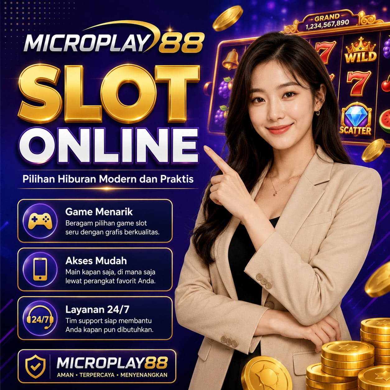 Slot Online MICROPLAY88 Pilihan Hiburan Modern