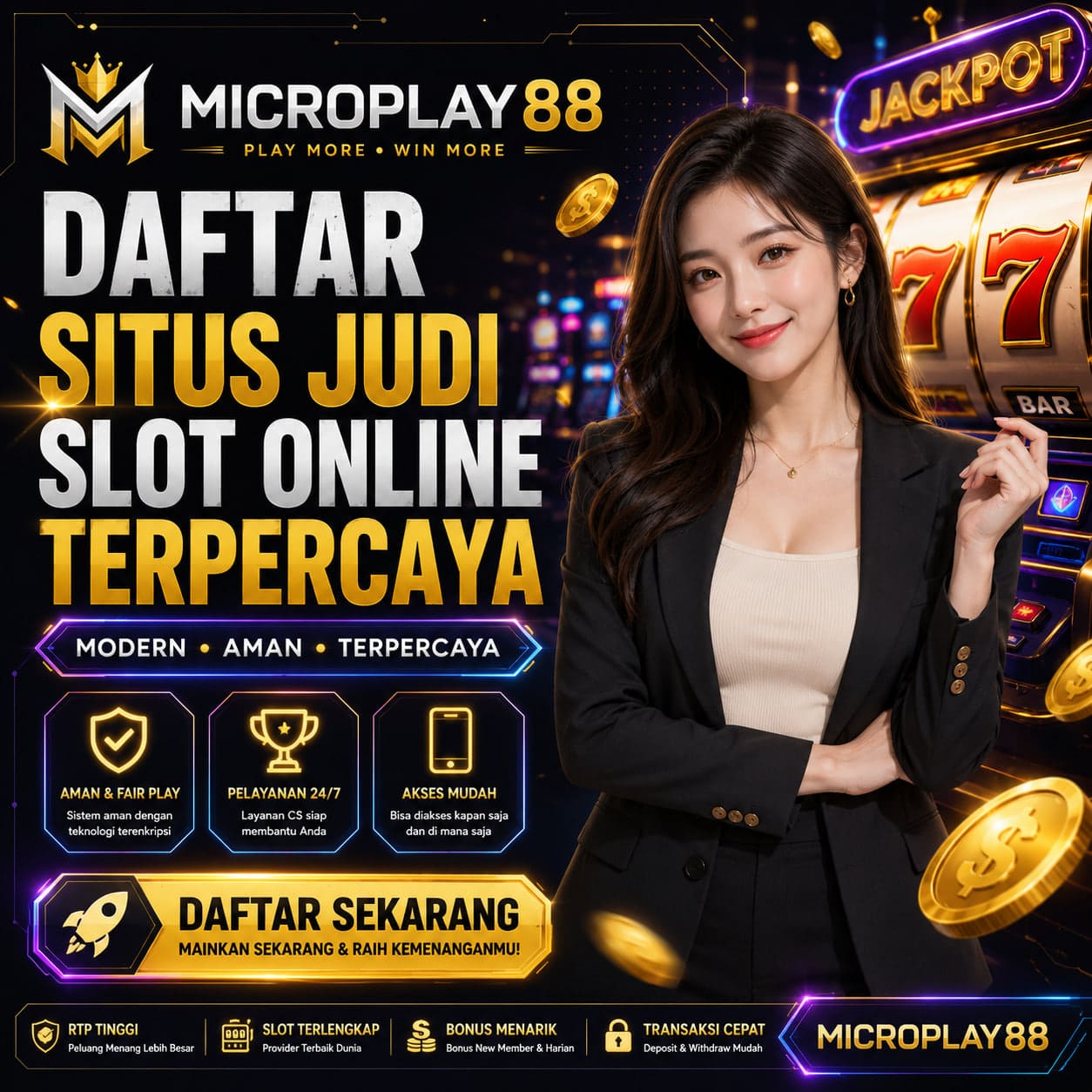 Daftar Situs Judi Slot Online Terpercaya MICROPLAY88