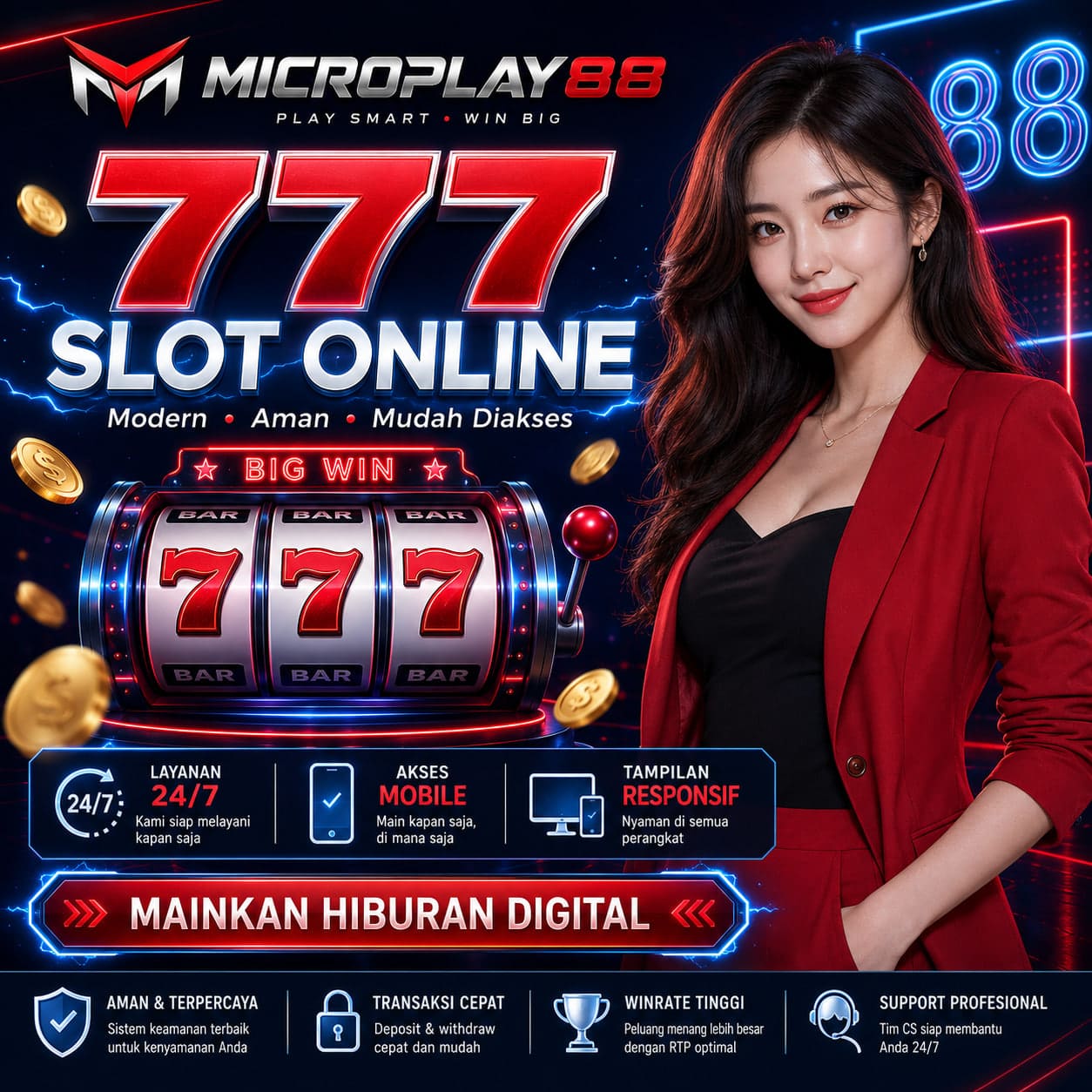 777 Slot Online MICROPLAY88 dan Tren Hiburan Digital
