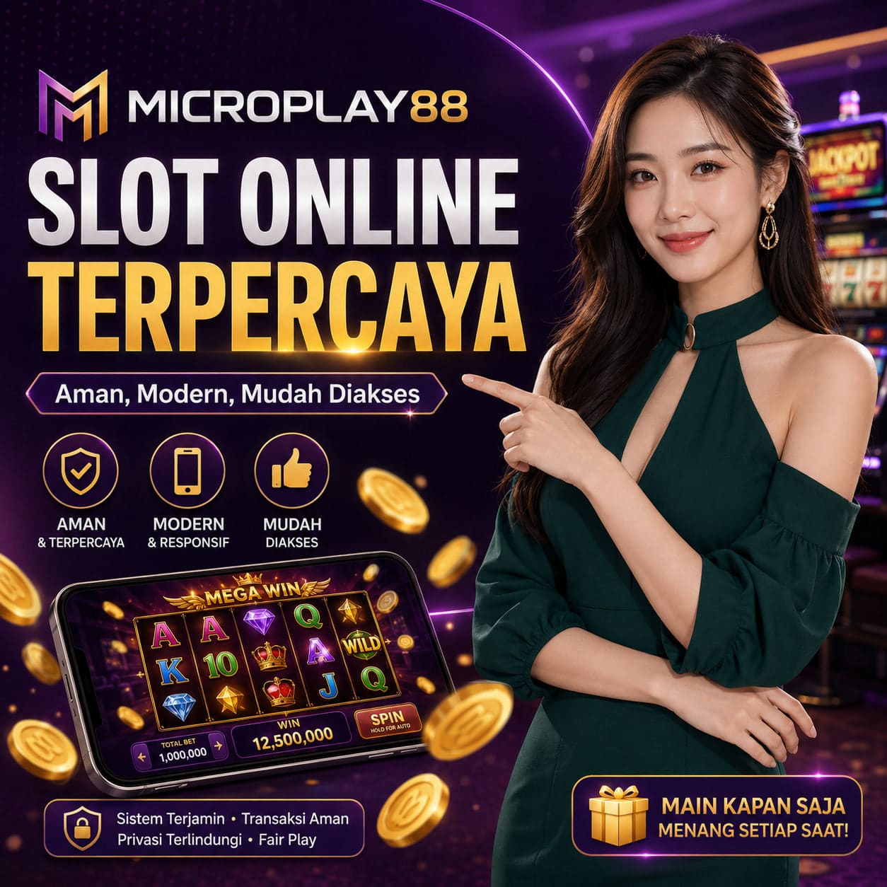 Slot Online Terpercaya MICROPLAY88 Makin Dicari
