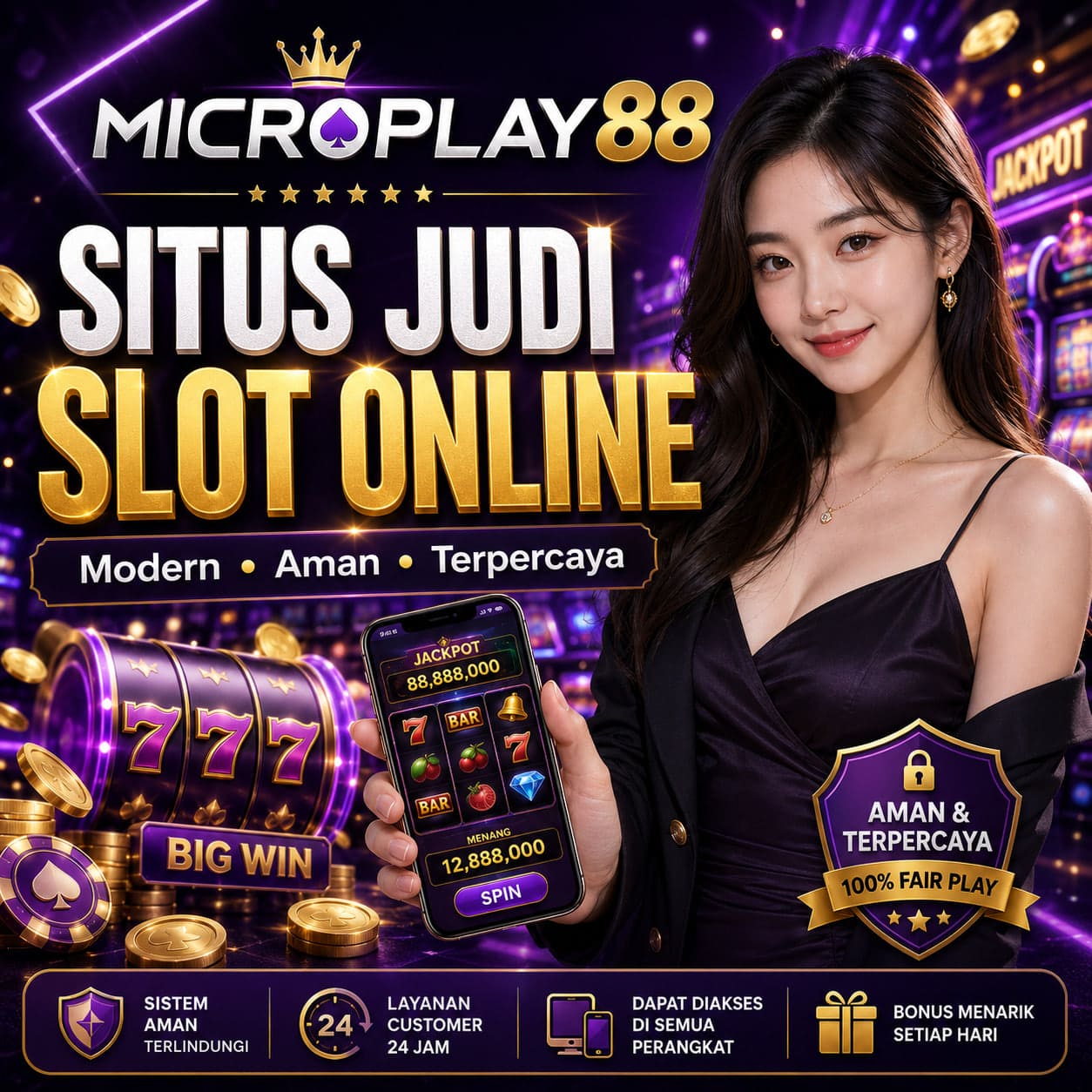 Situs Judi Slot Online MICROPLAY88 Makin Disorot
