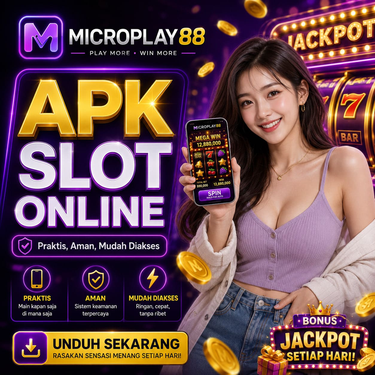 Apk Slot Online MICROPLAY88 Terbaru untuk Hiburan Digital