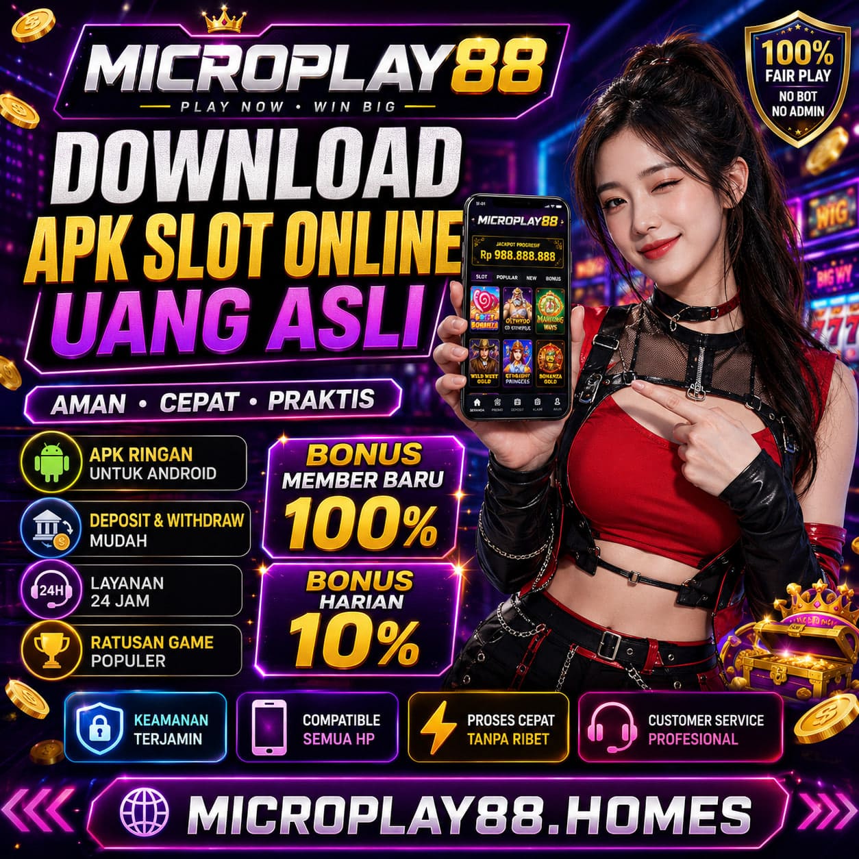 MICROPLAY88 APK Slot Online Uang Asli