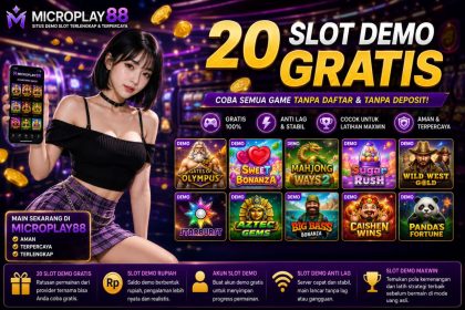 20 Slot Demo Gratis MICROPLAY88 untuk Latihan Seru