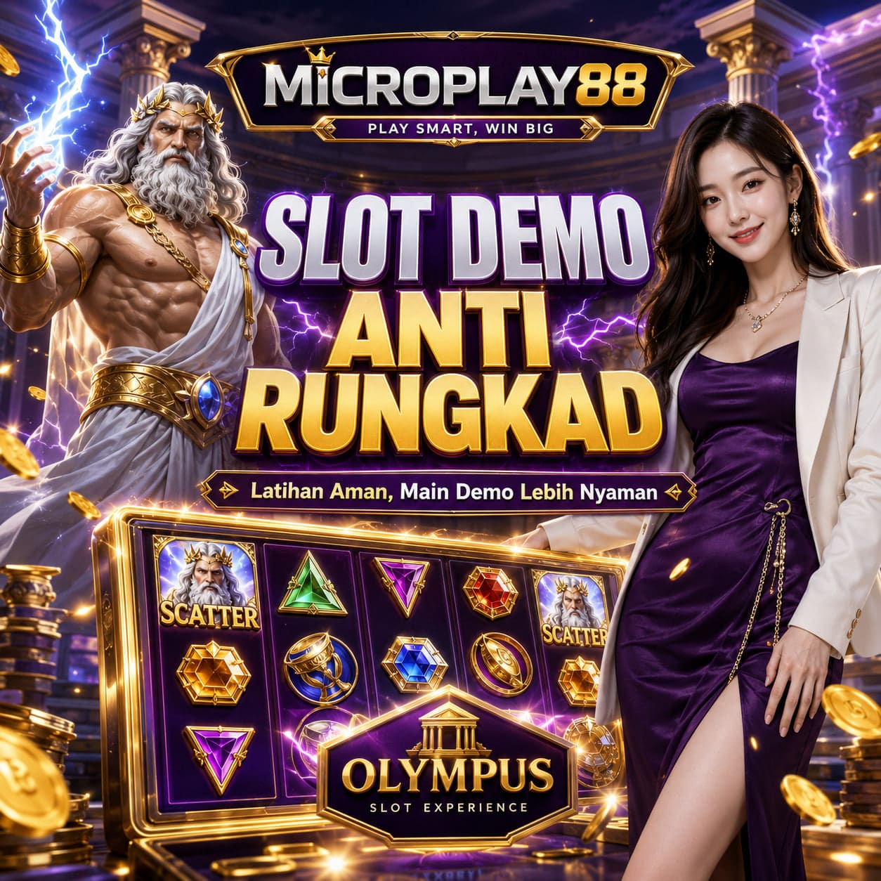 Slot Demo Anti Rungkad MICROPLAY88 untuk Latihan Aman