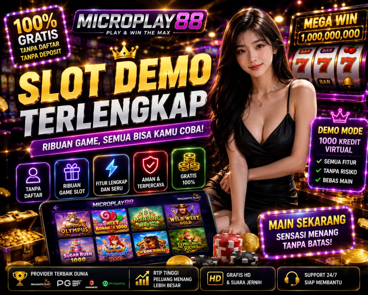 Slot Demo Terlengkap dan Panduan Game MICROPLAY88