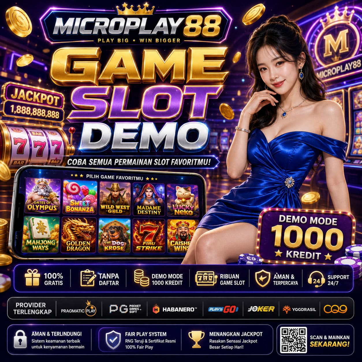 Game Slot Demo dan Fitur Digital Modern MICROPLAY88