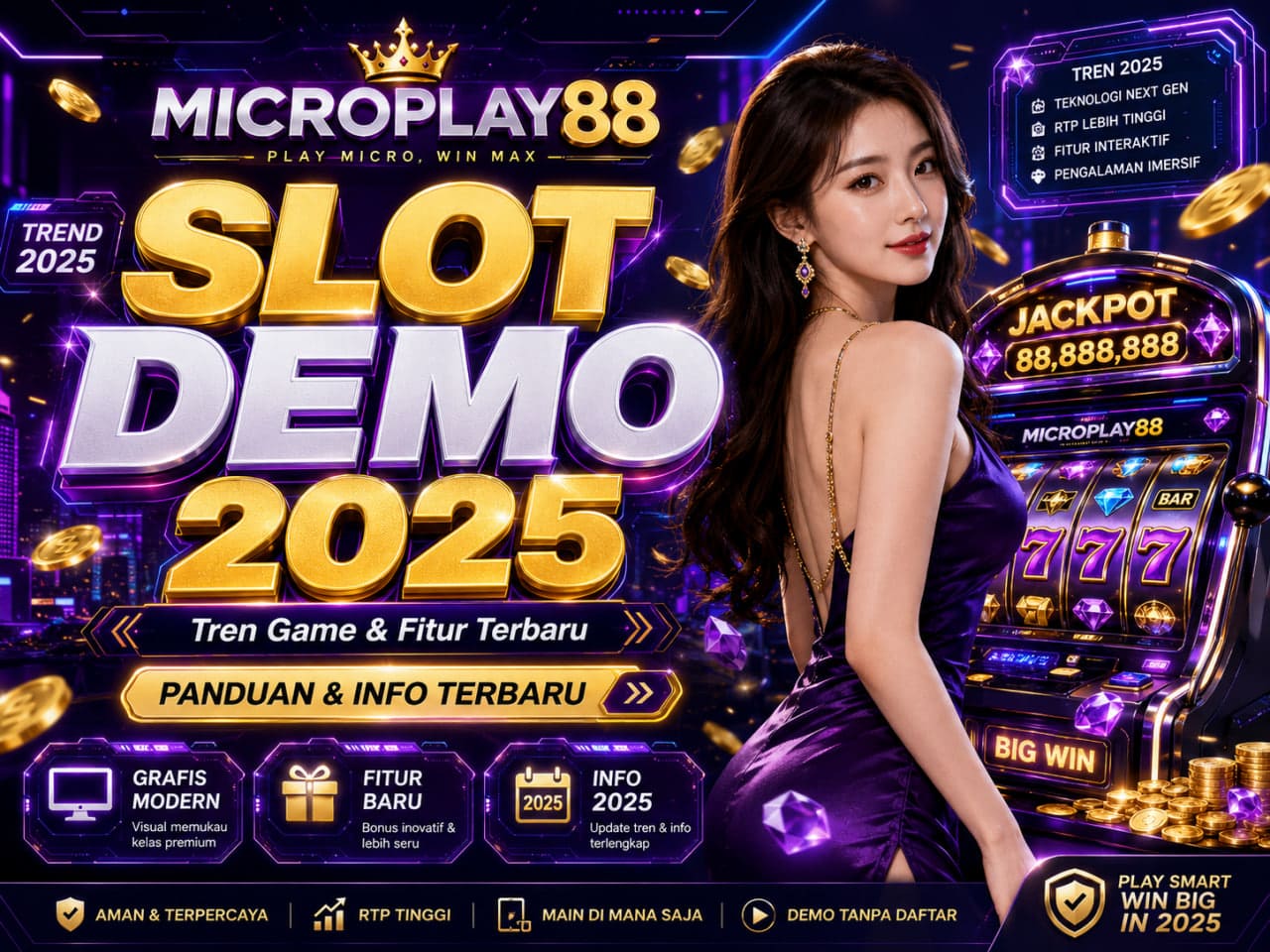Slot Demo 2025 MICROPLAY88: Tren Game dan Fitur Terbaru