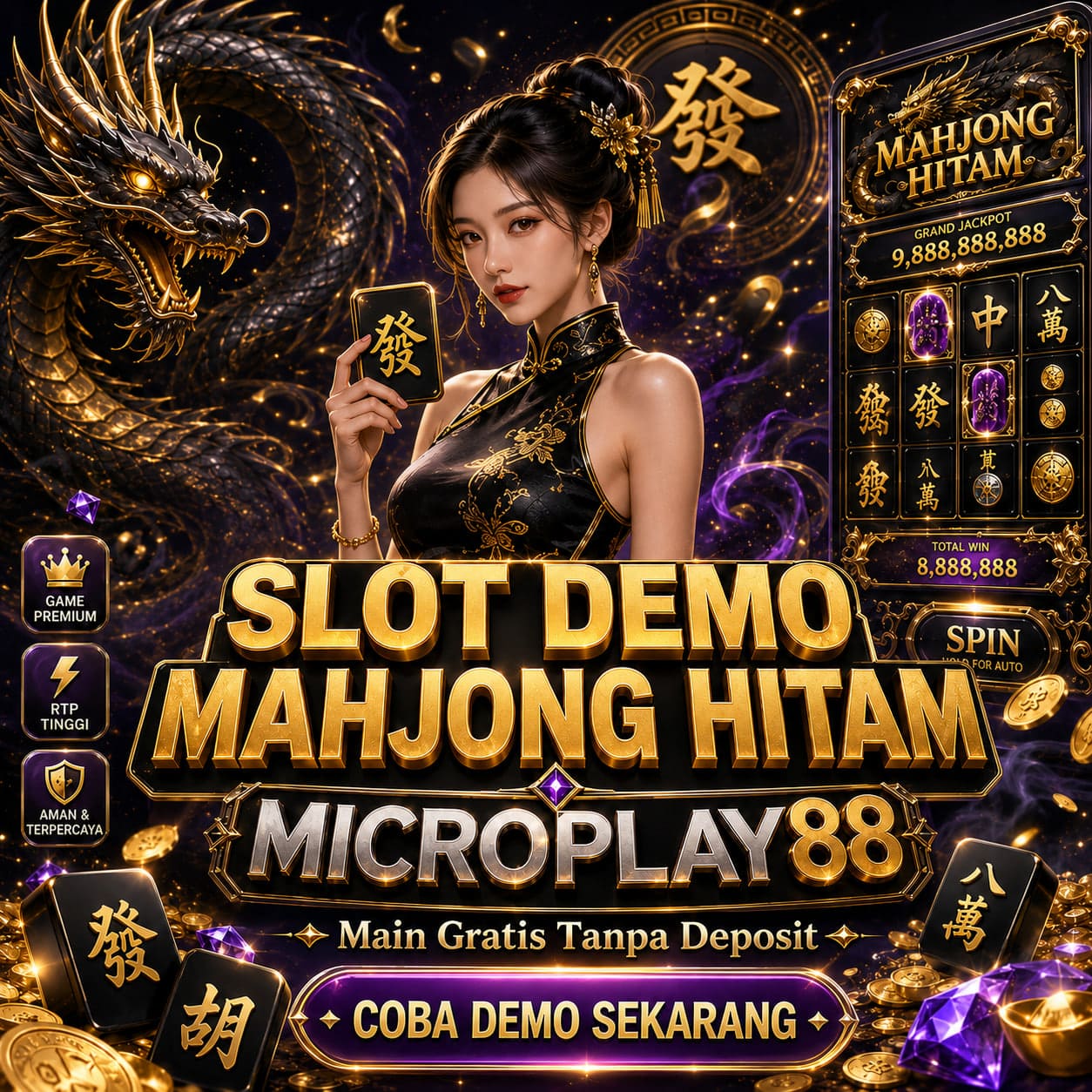 Slot Demo Mahjong Hitam MICROPLAY88: Tren Game Bergaya Asia