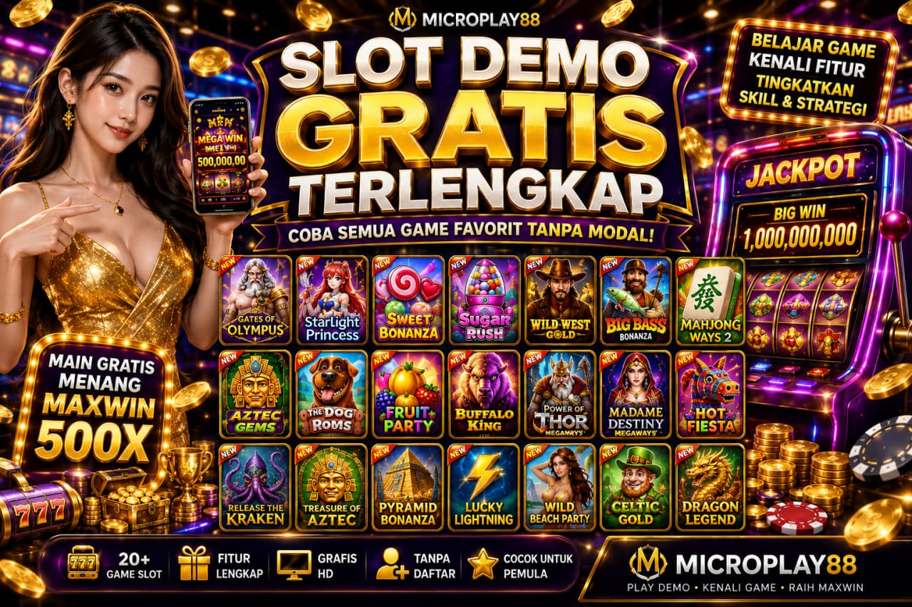 Slot Demo Gratis Terlengkap MICROPLAY88 untuk Coba Game